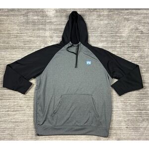 Charles‎ River Apparel Hoodie Mens XL Black Polyester Pig Patch Long Sleeve